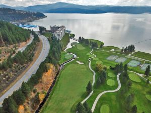 CDA Resort 11th Fairway Aerial